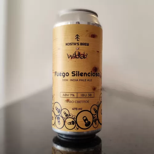 FS IPA Fuego Silencioso - IPA - Kosta's brew x Wild lab (7%) 473 ml