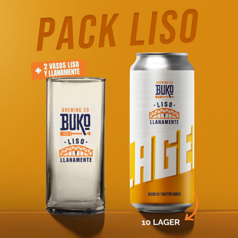 01 Liso y llanamente - Light Lager - BUKO 3.9% alc